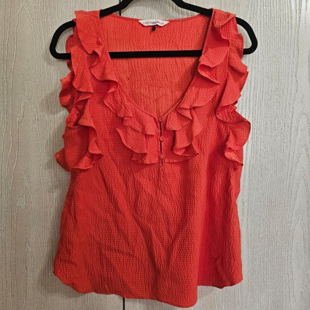 Rebecca taylor size 6 silk blouse